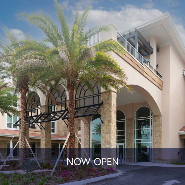 Exterior shot of the Venice community and the grounds